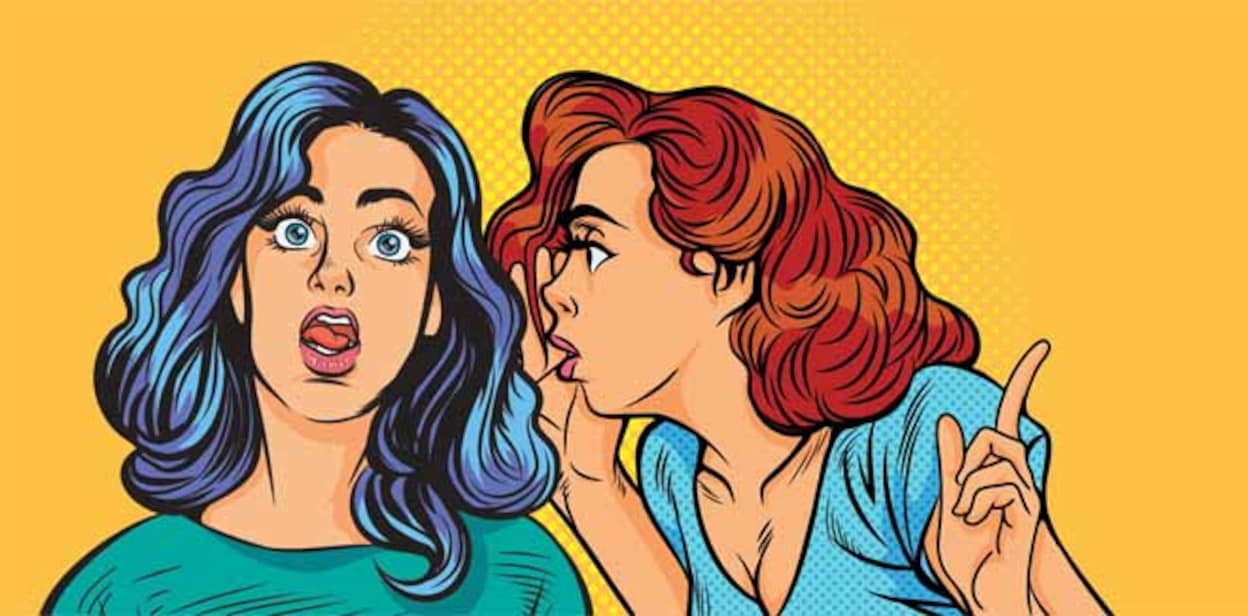 Pop art surprised woman face with open mouth.Sexy surprised blonde pop art woman with wide open eyes and mouth and rising hands screaming. Vector background in comic retro pop art style. 